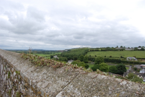 The wall around the Rock of Cashel.